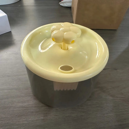 Cat Water Fountain Dispenser, Transparent Design, Quiet Operation, Usb-Powered, Recirculating Filter, Indoor Cat Drinking Fountain