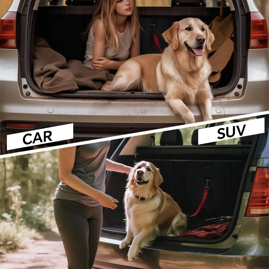 Aothey 5 Step Dog Stairs for Car,Foldable Dog Ramps for Large Dogs with Non Slip Surface, Portable Dog Steps for Cars and SUV, Truck, Support up to 200 Lbs