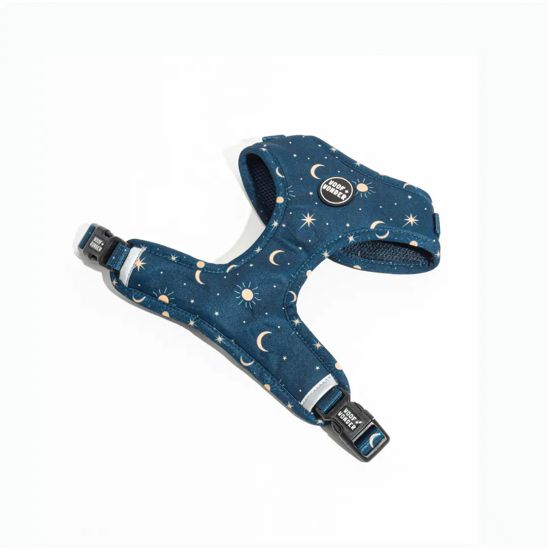 Midnight Stars Adjustable Dog Harness