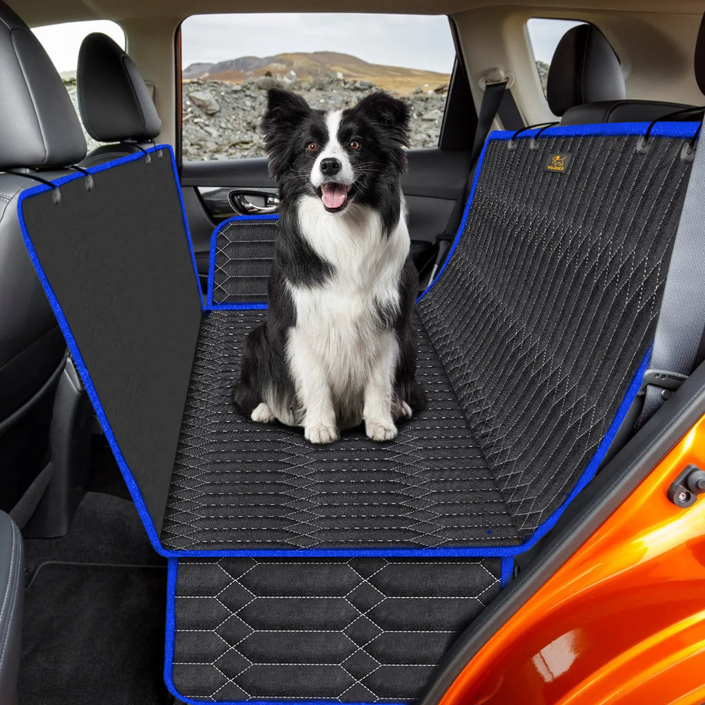 Dog Car Seat Cover,Waterproof Car Seat Covers for Dogs,Hammock 600D Heavy Duty Scratch Proof Nonslip Durable Soft Pet Back Seat Covers for Small or Mid-Size Sedans, Suvs and Trucks
