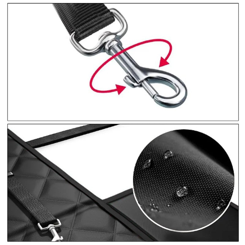 Asiento Elevador de Coche para Perros con Cinturón e Impermeable